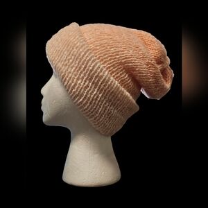 Cozy Peach Knit Beanie